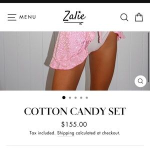 Brand New Rave Wear! Zalie Cotton Candy Set w/ bloomers included! NEVER WORN!